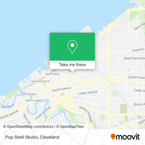 Pop Shell Studio map