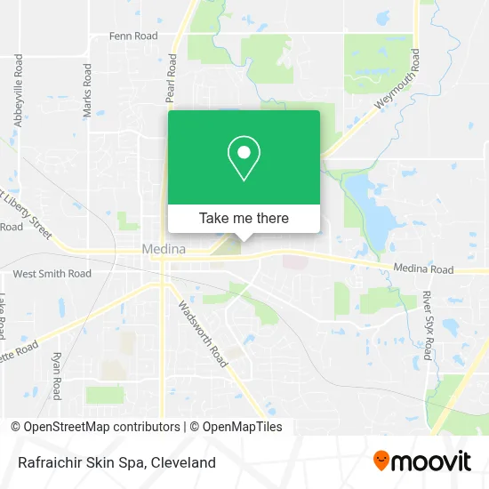 Rafraichir Skin Spa map