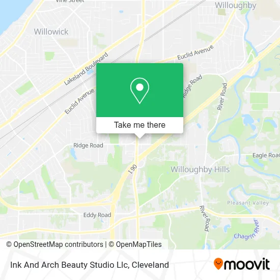 Ink And Arch Beauty Studio Llc map