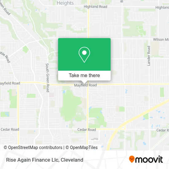 Rise Again Finance Llc map