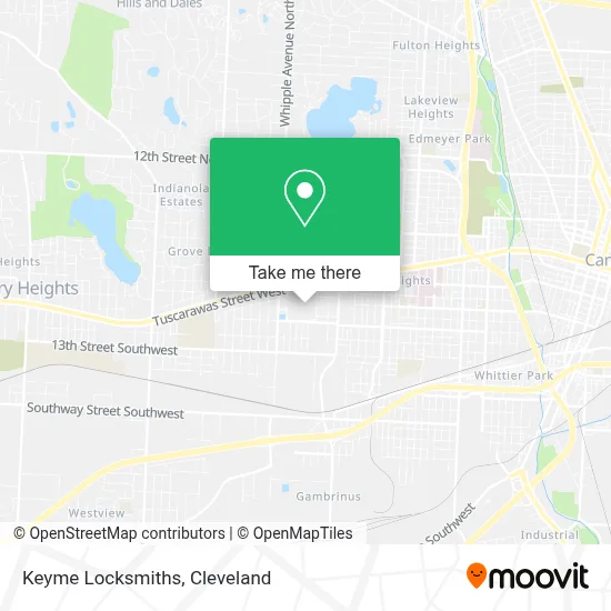 Keyme Locksmiths map