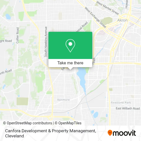 Canfora Development & Property Management map
