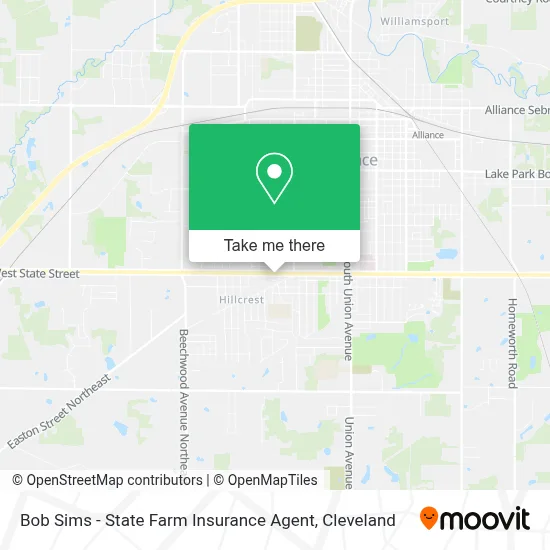Bob Sims - State Farm Insurance Agent map