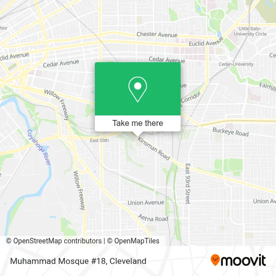 Muhammad Mosque #18 map