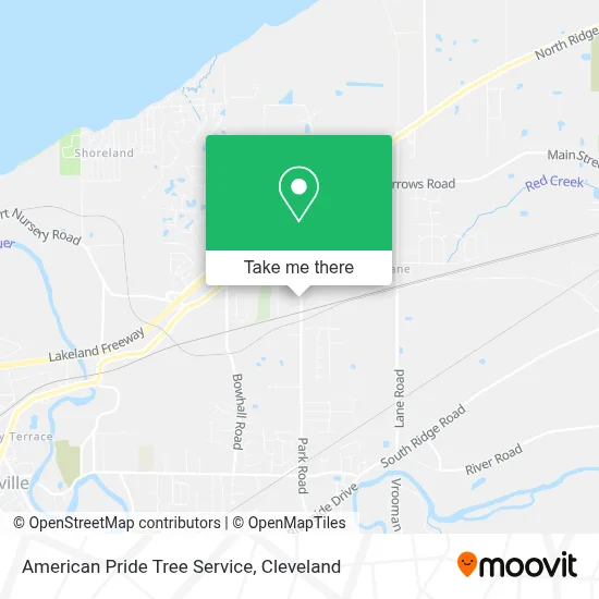 American Pride Tree Service map