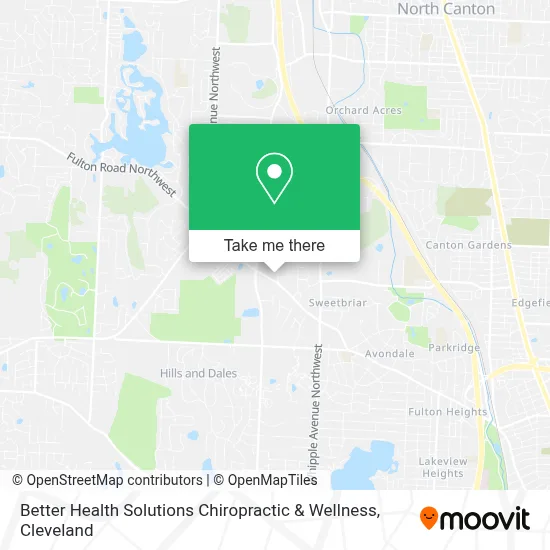 Better Health Solutions Chiropractic & Wellness map