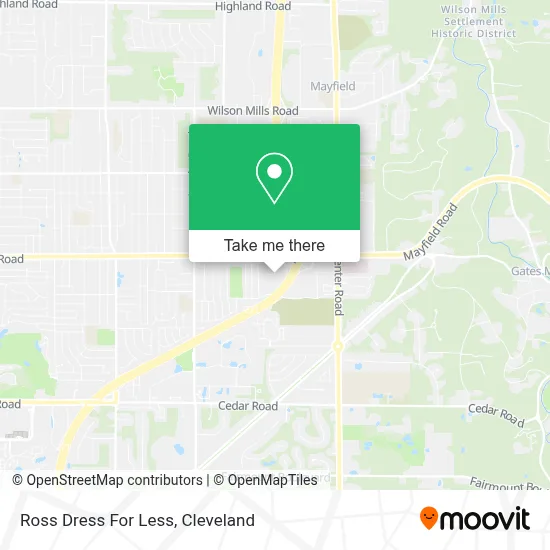 Ross Dress For Less map