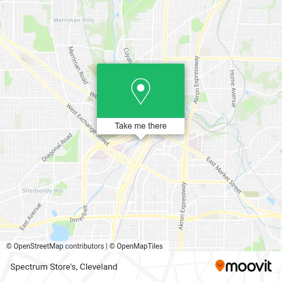 Spectrum Store's map
