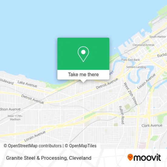 Granite Steel & Processing map