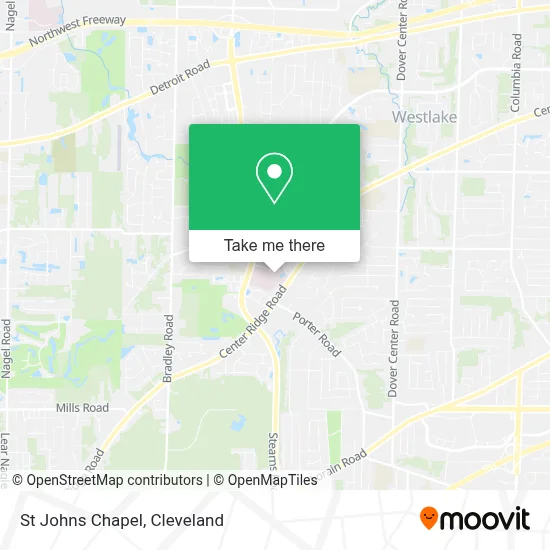 St Johns Chapel map