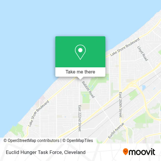 Euclid Hunger Task Force map