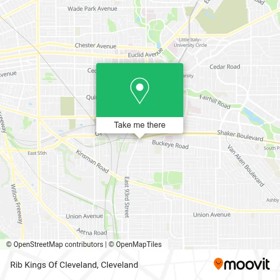 Rib Kings Of Cleveland map