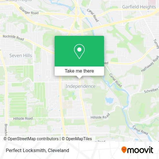 Perfect Locksmith map