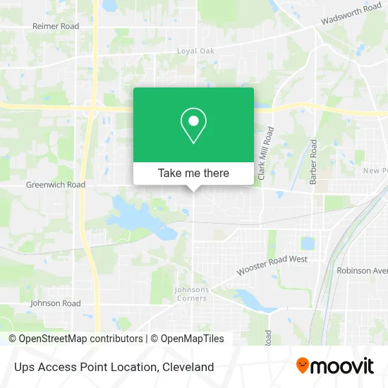 Ups Access Point Location map