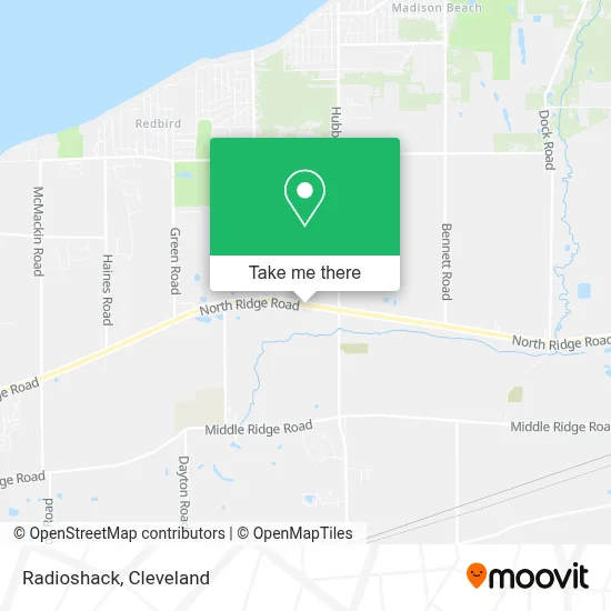 Radioshack map