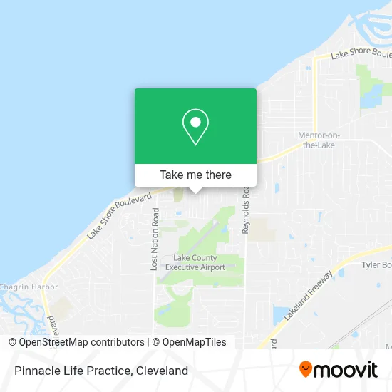 Pinnacle Life Practice map