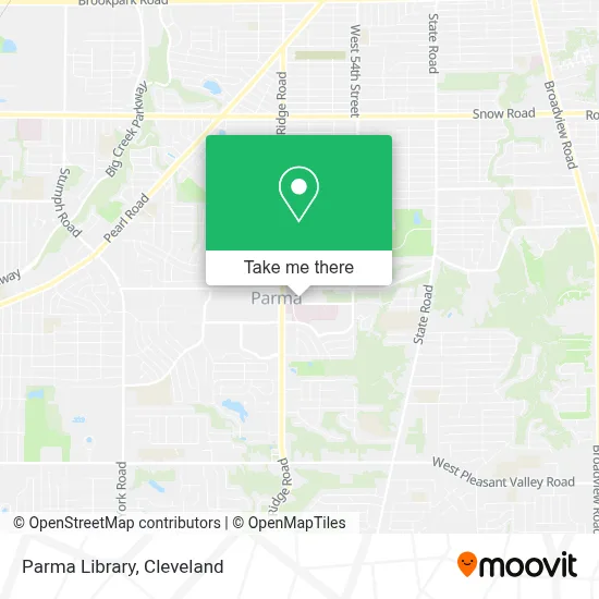 Parma Library map