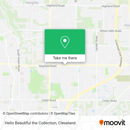 Hello Beautiful the Collection map