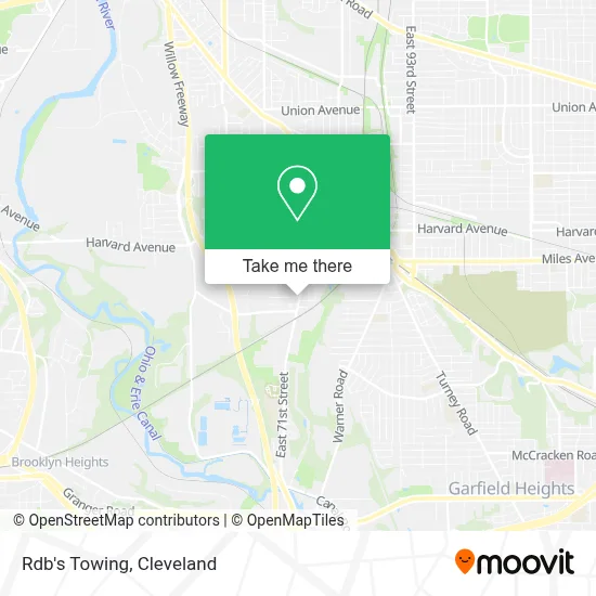 Rdb's Towing map