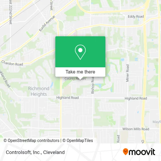 Controlsoft, Inc. map