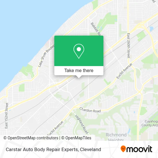 Carstar Auto Body Repair Experts map