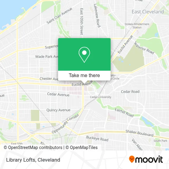 Library Lofts map