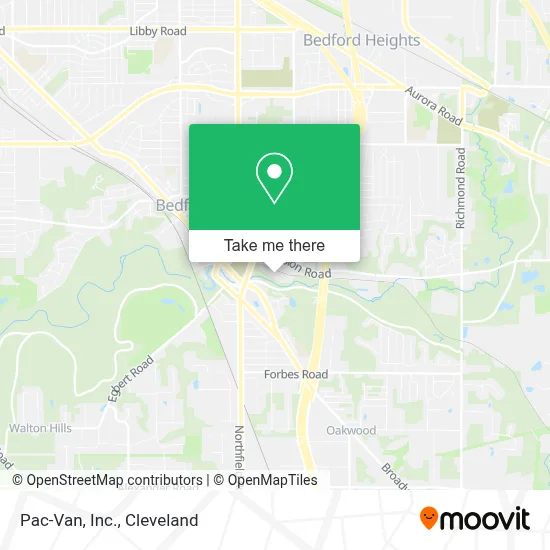 Pac-Van, Inc. map
