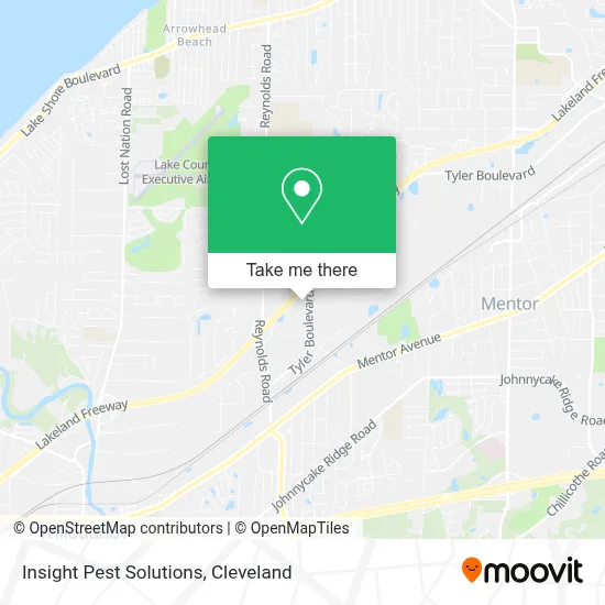 Insight Pest Solutions map