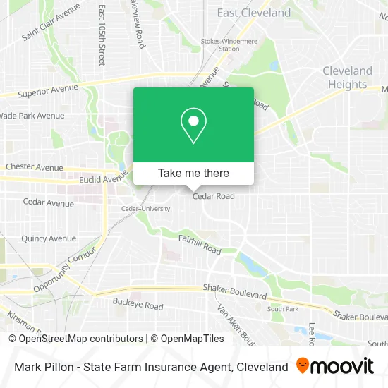 Mark Pillon - State Farm Insurance Agent map