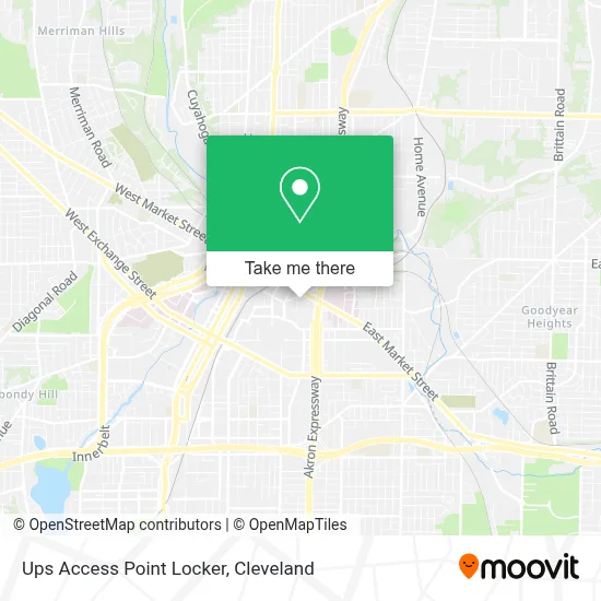 Ups Access Point Locker map