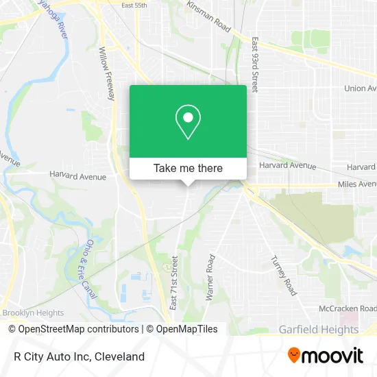 R City Auto Inc map