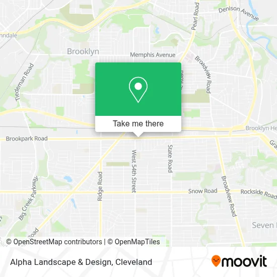 Alpha Landscape & Design map