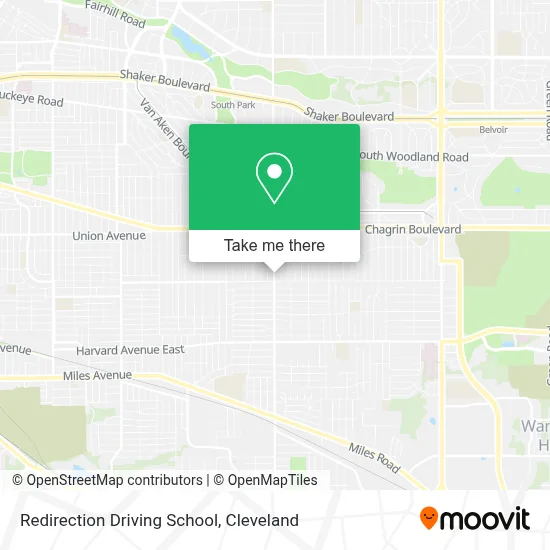 Redirection Driving School map