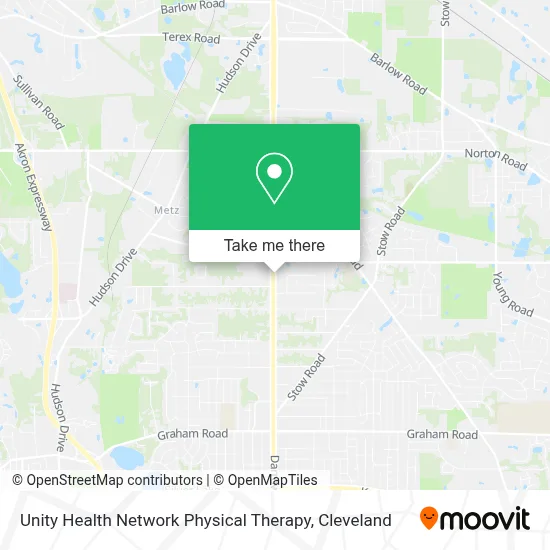 Unity Health Network Physical Therapy map