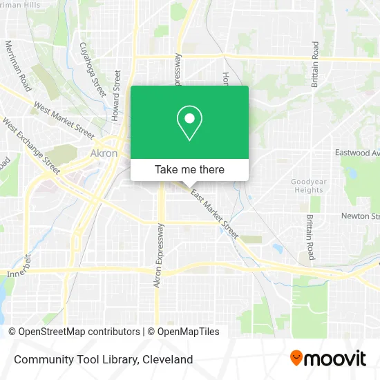 Community Tool Library map