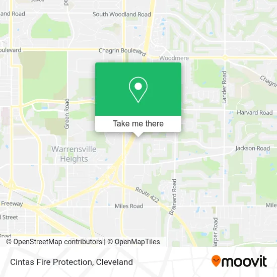 Cintas Fire Protection map