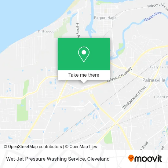 Wet-Jet Pressure Washing Service map