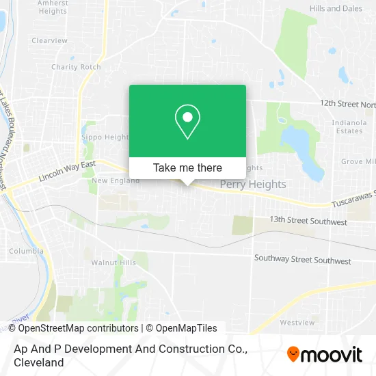 Ap And P Development And Construction Co. map