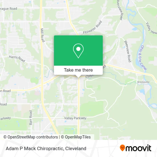 Adam P Mack Chiropractic map
