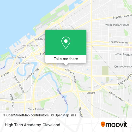 High Tech Academy map
