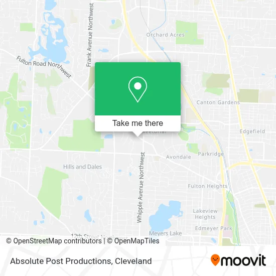 Absolute Post Productions map