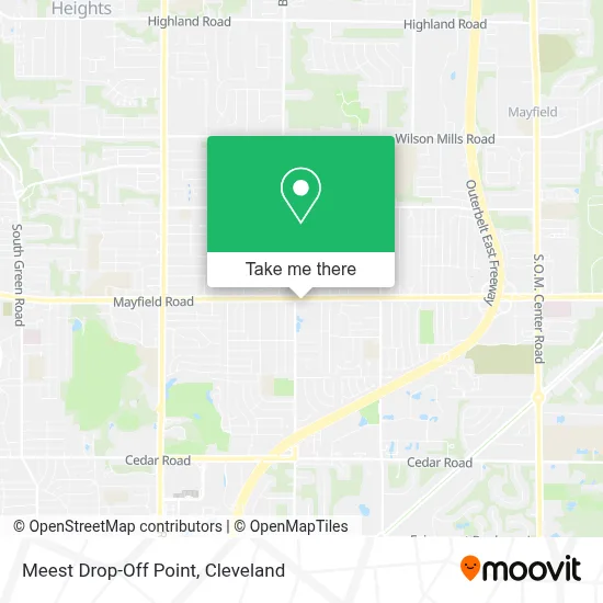 Meest Drop-Off Point map