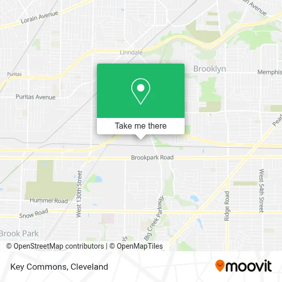 Key Commons map