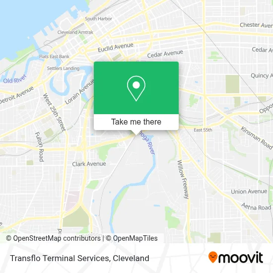 Transflo Terminal Services map