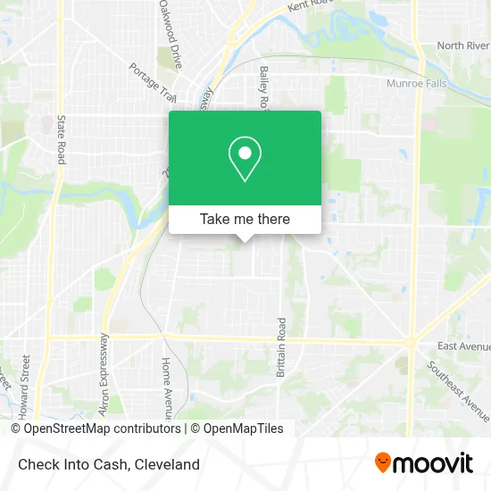 Check Into Cash map