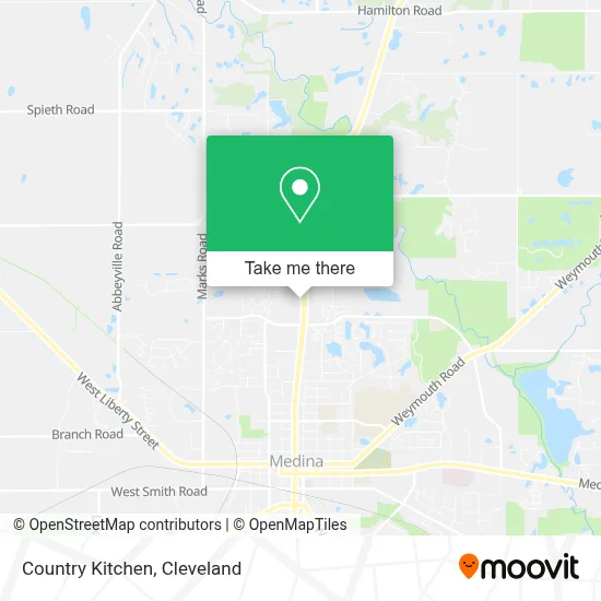 Country Kitchen map