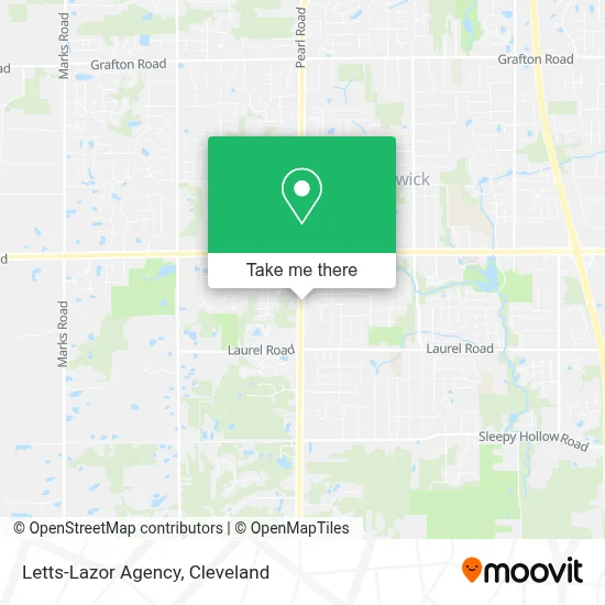 Letts-Lazor Agency map
