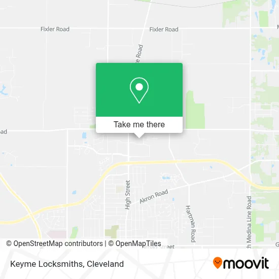Keyme Locksmiths map