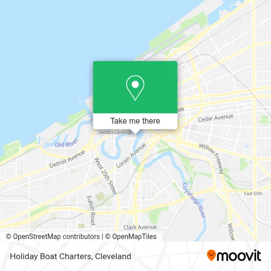 Holiday Boat Charters map