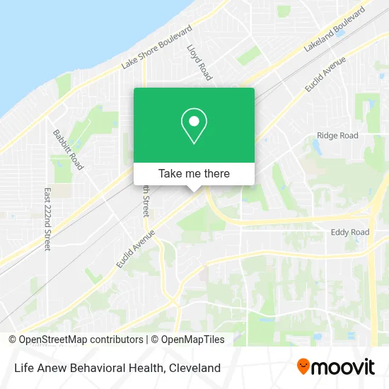 Life Anew Behavioral Health map